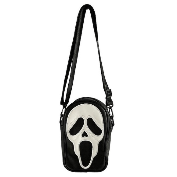 Scream Ghost Face Faux Leather Crossbody Bag - Picture 6 of 10